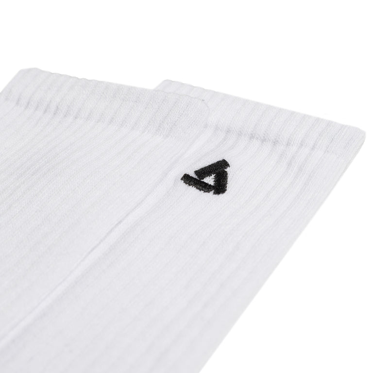 Asphaltgold 3-Pack Stack Logo Socks - 41-46 / White / Black - 5