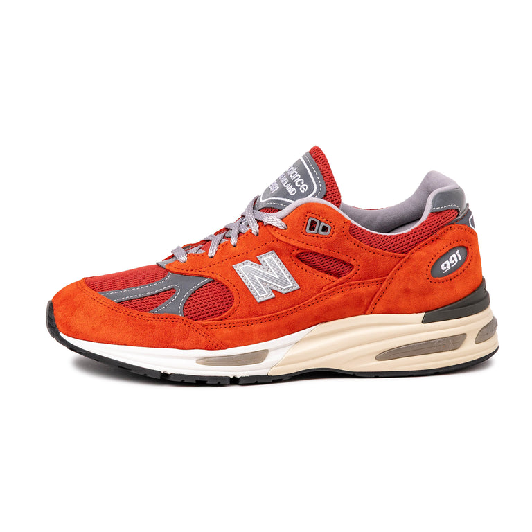 New Balance 991 v2 *Made in England* - 37.5 / Grenadine / Fire Whirl
