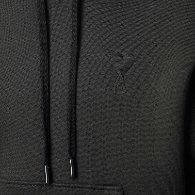 AMI Paris Embossed Ami De Coeur Hoodie - M / Anthracite - 2
