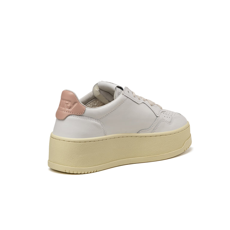 Autry Medalist Platform W - 39 / White / Powder - 3