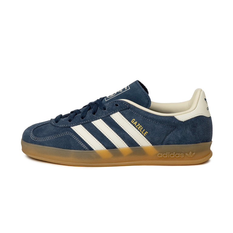 Adidas Gazelle Indoor - 49 1/3 / Night Indigo / Off White / Gold Metallic - 1