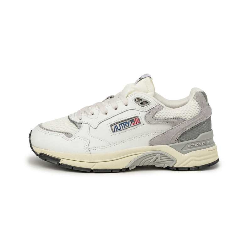Autry Hyperway W *Leather / Suede / Mesh* - 37 / White / Grey
