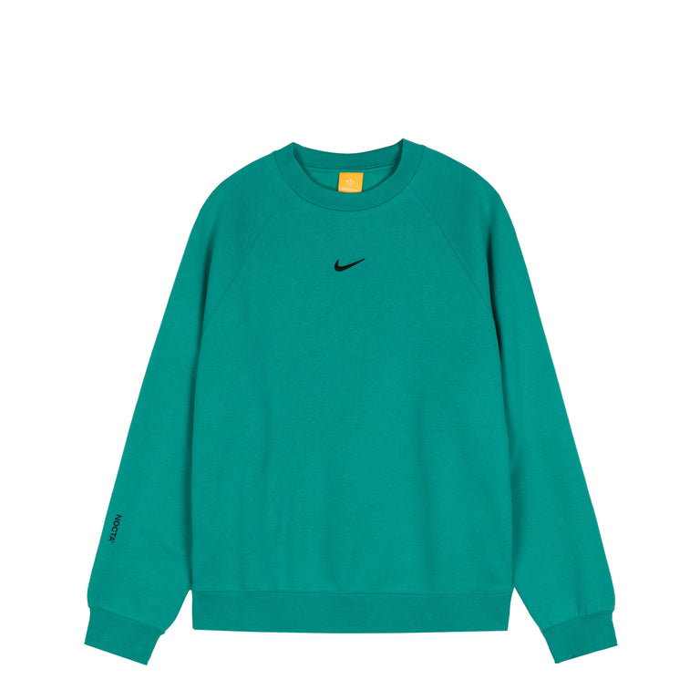 Nike x Nocta Fleece CS Crew - XS / Neptune Green / Black
