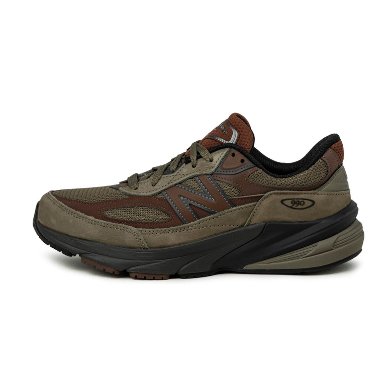 New Balance 990 v6 *Made in USA* - 40 / Dark Camo / Rich Oak / Black Cement
