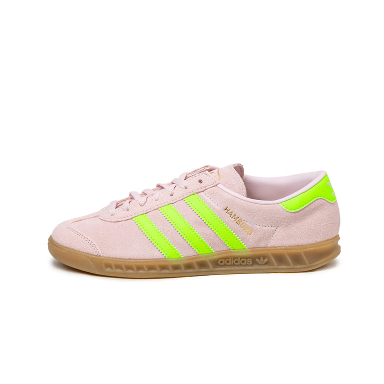 Adidas Hamburg W - 37 1/3 / Clear Pink / Solar Green / Gold Metallic - 1