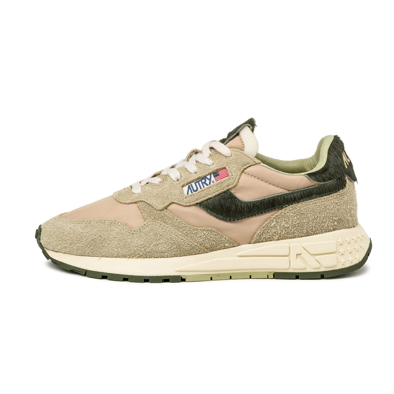 Autry Reelwind Low W *Nylon / Suede / Ponyhair* - 41 / Sponge / Green

