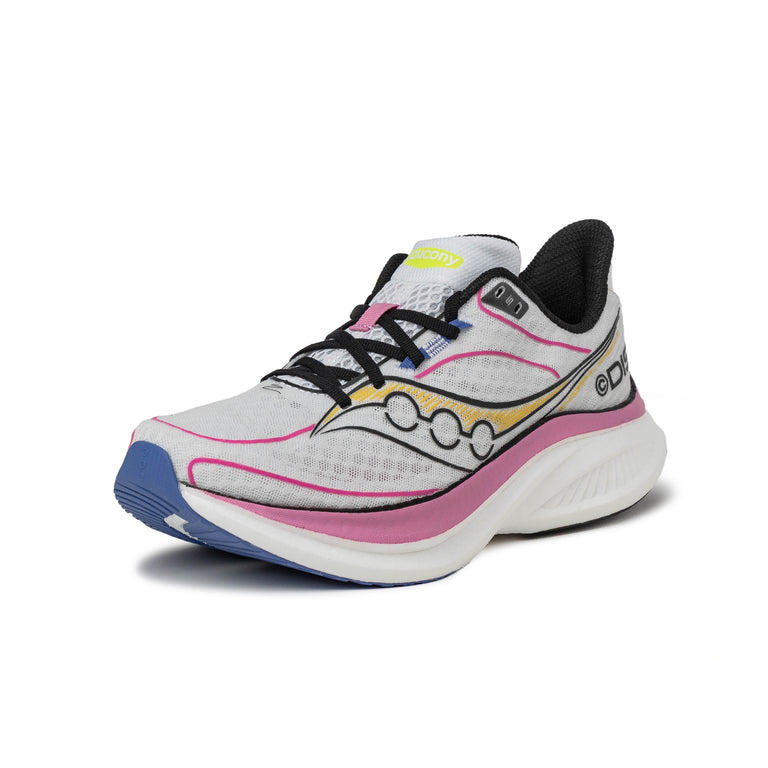 Saucony x Distance Endorphin Speed 5 - 37 / White / Pink - 6