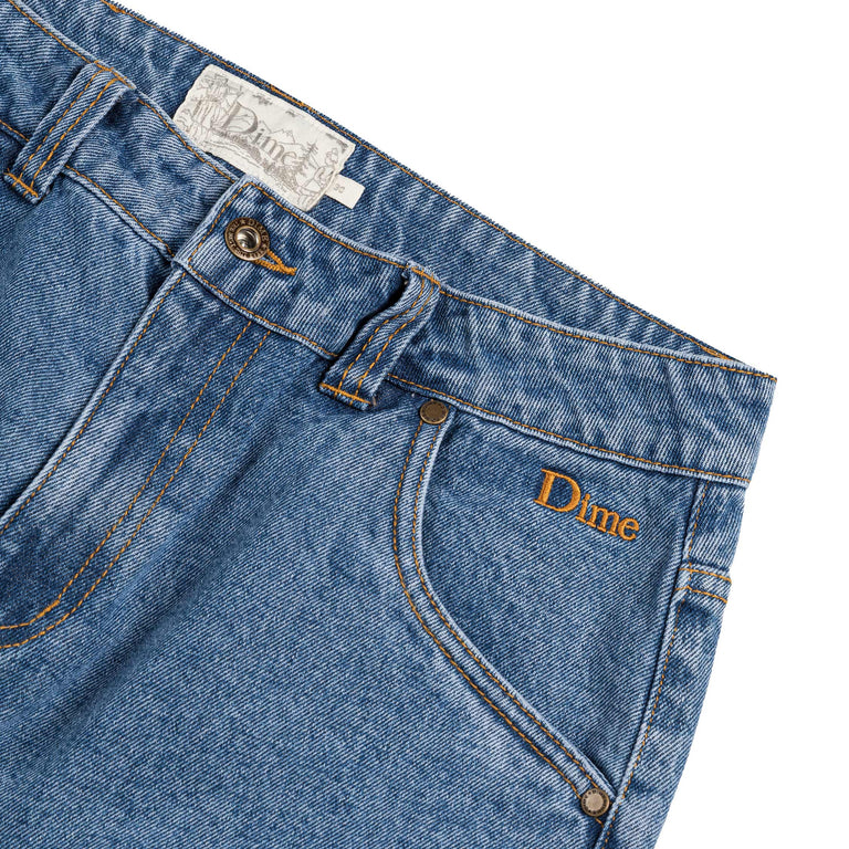 Dime Classic Baggy Denim Pants - 34 / Indigo Washed - 3