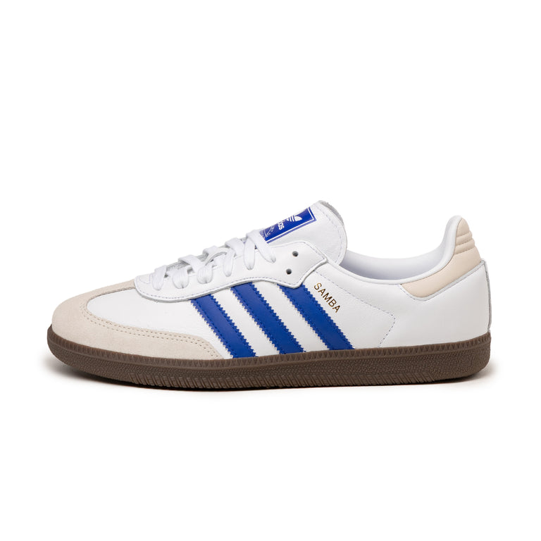 Adidas Samba OG - 37 1/3 / Footwear White / Lucid Blue / Gum 5 - 1