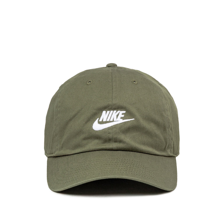 Nike Club Washed Cap - M/L / Medium Olive / White - 1