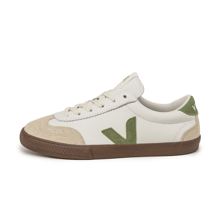 Veja Volley *O.T. Leather* - 40 / White / Kiwi / Bark
