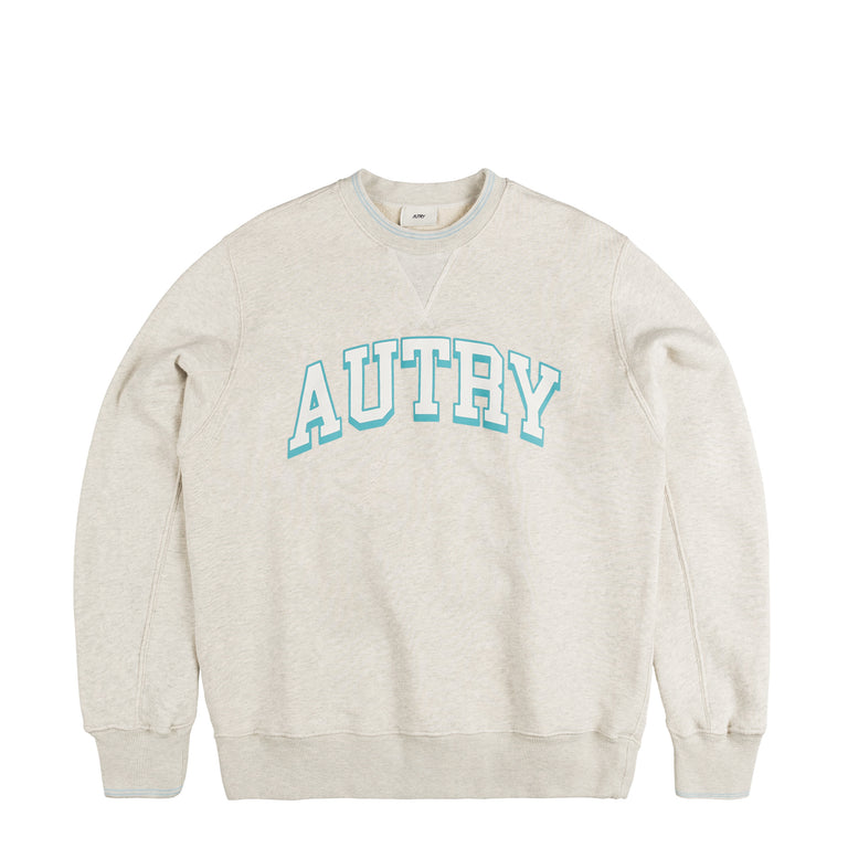 Autry Heavy Jersey Sweatshirt - S / Melange / Sky - 1