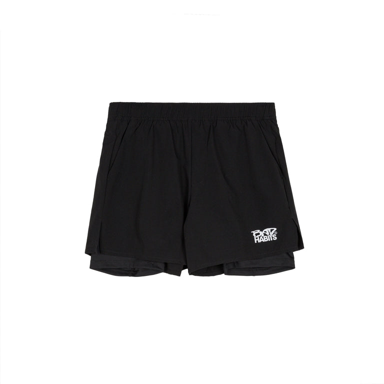 Bad Habits Running Shorts Reflective - XXL / Black
