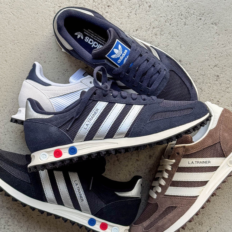 Adidas LA Trainer OG - 40 / Legend Ink / Silver Metallic / Off White - 2