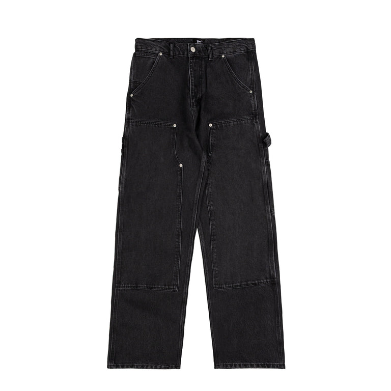 Patta Double Knee Cartoon Denim Pants - 28 / Black Denim - 1