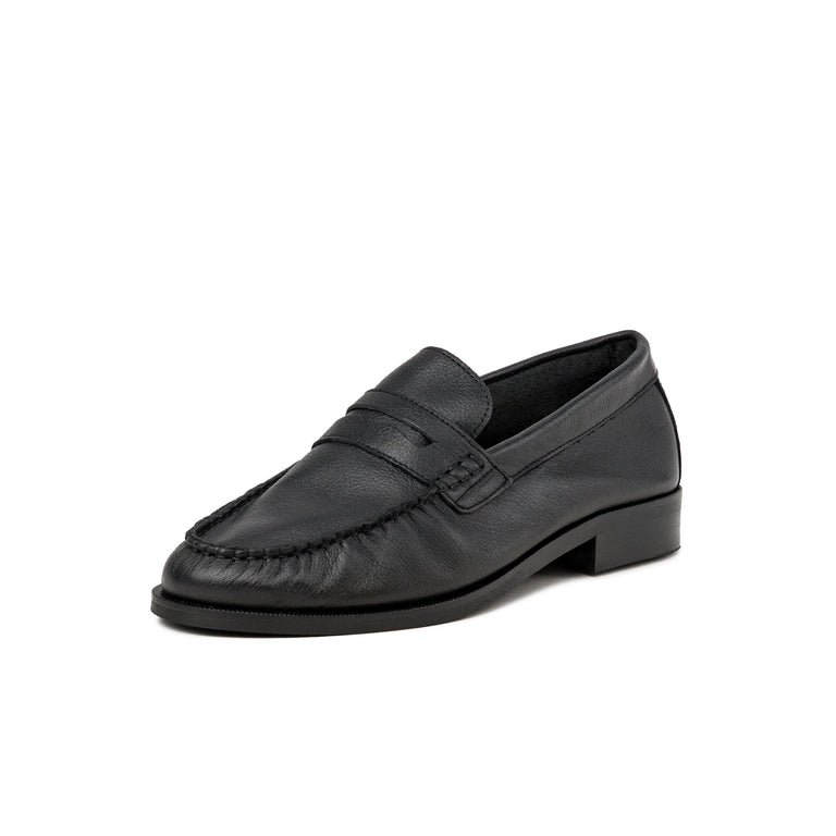 Duke + Dexter Ezra Penny Loafer - 44 / Black - 4