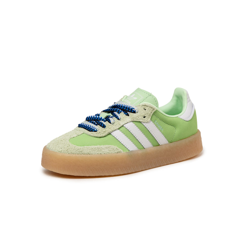 Adidas Sambae W - 38 / Semi Green Spark / Footwear White / Wonder Blue - 2