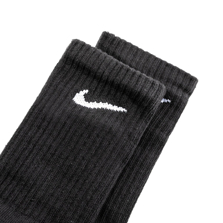 Nike	Everyday Lightweight Training Crew Socks 3-Pack - XL / Black / White - 2