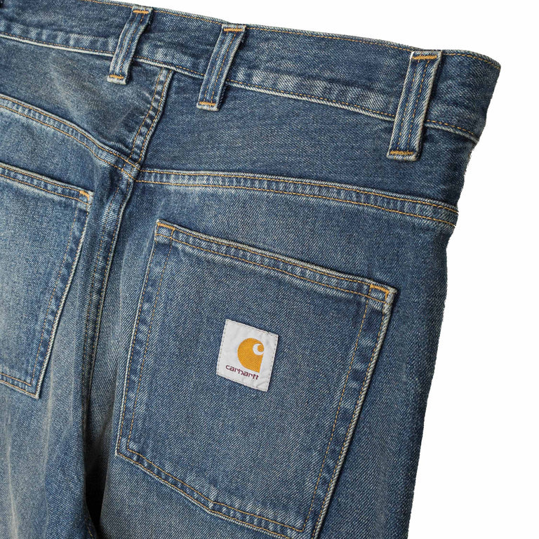 Carhartt WIP Brandon Pant - S / Blue Worn / Used Wash - 4