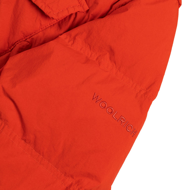 Woolrich Garment Dyed Puffer Jacket - L / Poinciana - 5