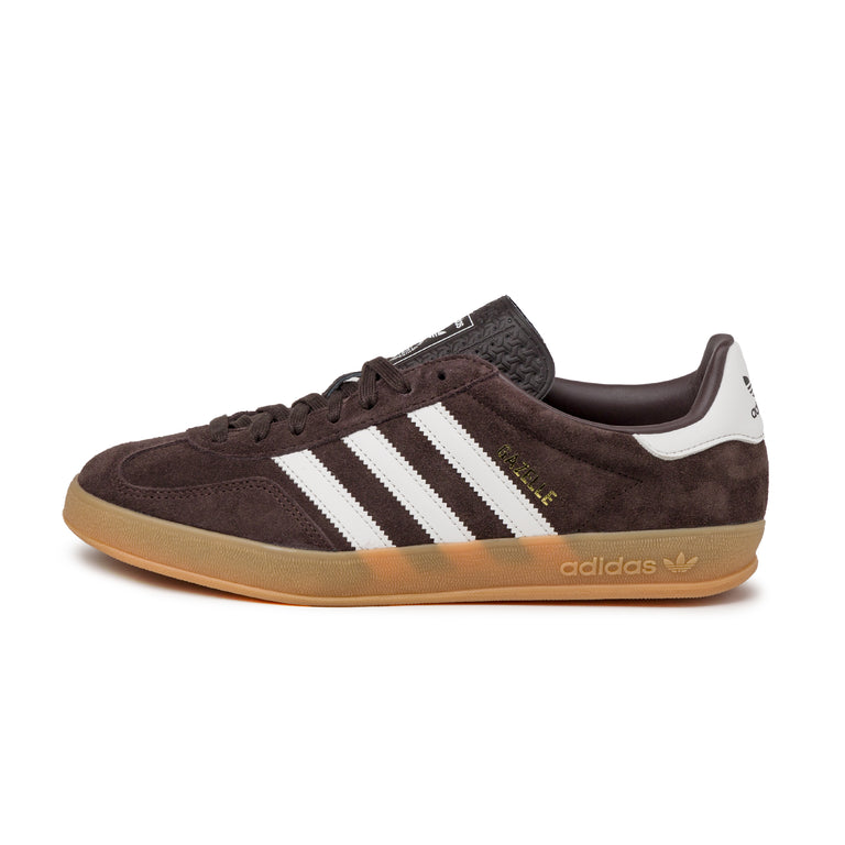 Adidas Gazelle Indoor - 40 2/3 / Aurora Coffee / Core White / Gum 2
