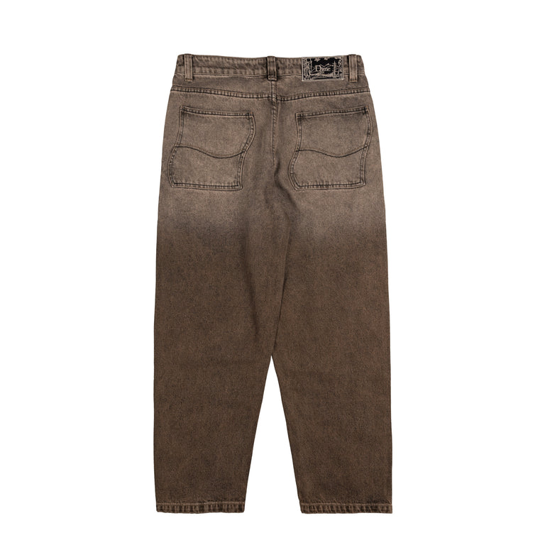 Dime Classic Baggy Denim Pants - 30 / Dipped Sandblasted Brown - 2