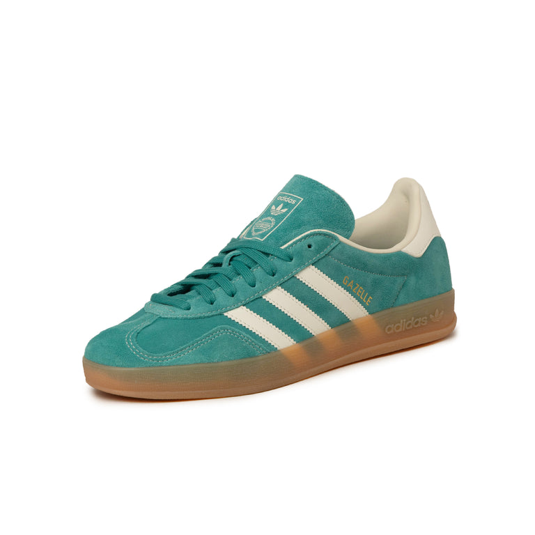 Adidas Gazelle Indoor - 42 2/3 / Pure Teal / Off White / Gold Metallic - 3
