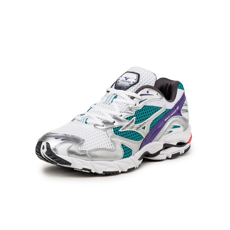 Mizuno Wave Rider 10 Sport - 41 / White / Silver / Teal Blue - 2