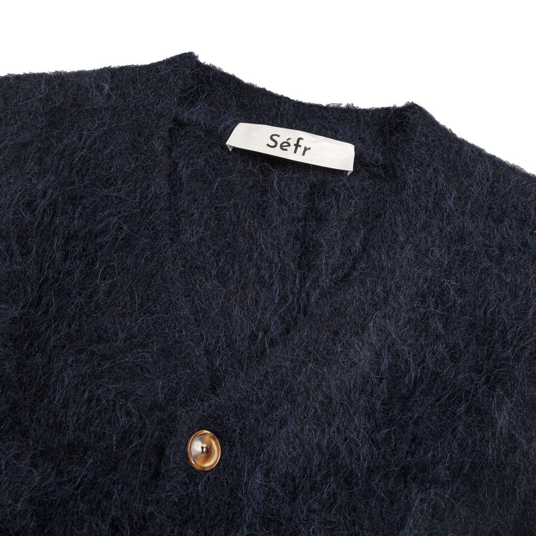 Sefr Lee Cardigan - L / Neptune Alpaca - 2