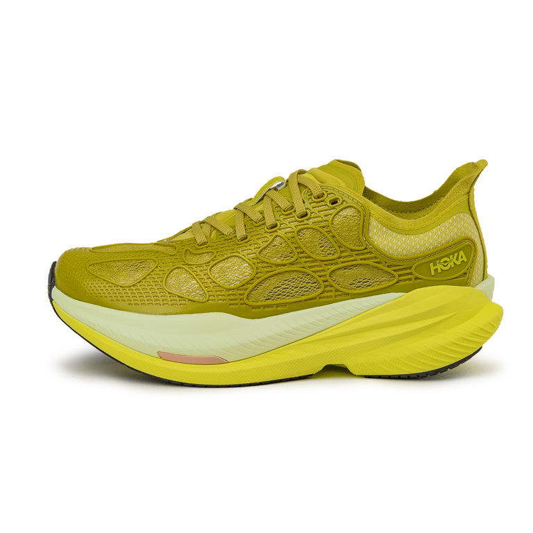 HOKA Mach X Caged - 41 1/3 / Pea Green / Hoka Citrus
