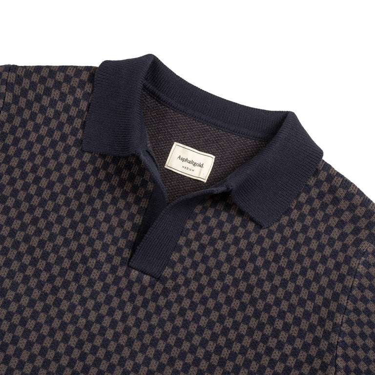 Asphaltgold Knitted Shirt - XL / Blue/ Grey - 2
