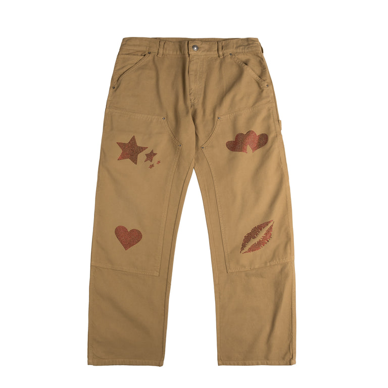 Sky High Farm Universe SH4U Double Knee Pants - L / Dark Beige
