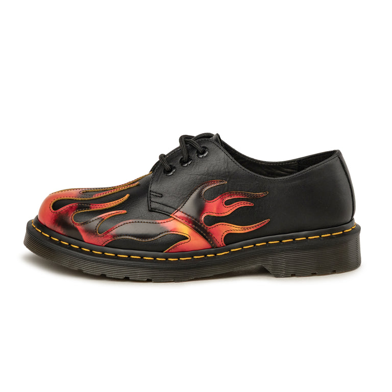 Dr. Martens 1461 *Flame* - 39 / Black / Vibrant Red / DMS Yellow - 1