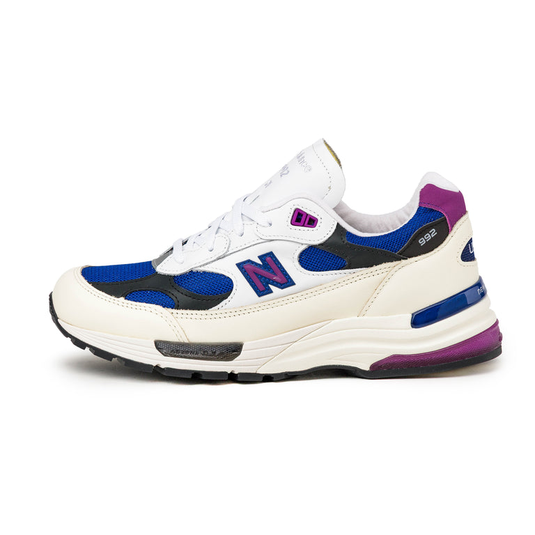 New Balance 992 *Made in USA* - 37 / White / Team Royal / Purple Fuchsia
