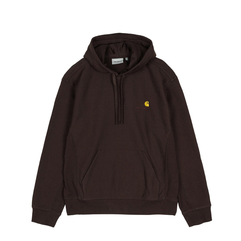 Carhartt WIP Hooded American Script Sweat - L / Palisander - 1