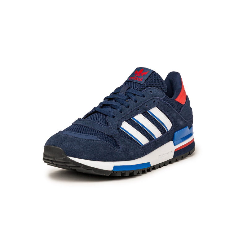 Adidas ZX 600 - 44 2/3 / Night Indigo / Footwear White / Semi Lucid Red - 5