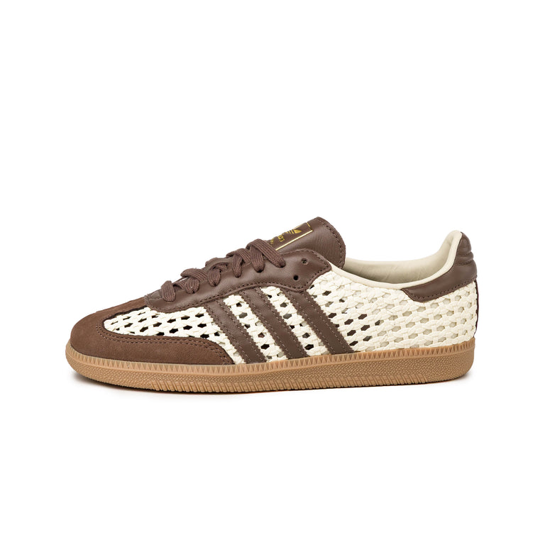 Adidas Samba OG W *Woven* - 37 1/3 / Cream White / Earth Strata / Gold Metallic

