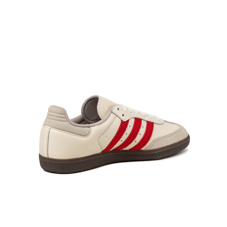 Adidas Samba OG - 36 2/3 / Off White / Better Scarlet / Gum - 4