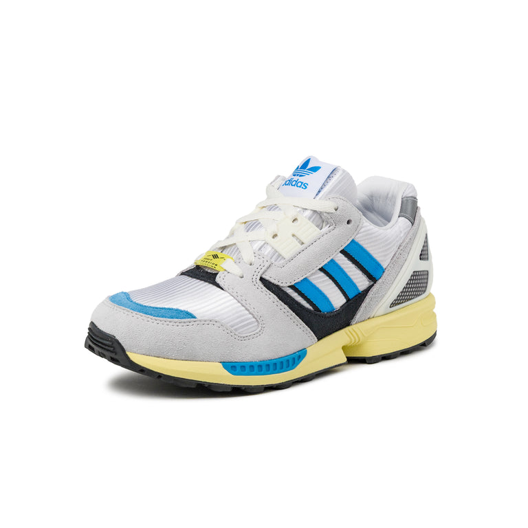 Adidas ZX 8000 *Made in Germany* - 38 / Footwear White / Lucid Aquamarine /Powder Yellow - 7