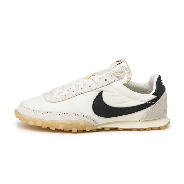 Nike Waffle Racer - 38.5 / Sail / Black / Coconut Milk / Gum Light Brown
