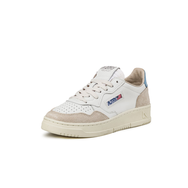 Autry Medalist W *Leather / Suede* - 36 / White / Forget Me Not - 5