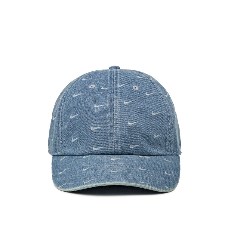 Nike	Club Unstructured Denim Cap - S/M / Aegean Storm / Thunder Blue / White
