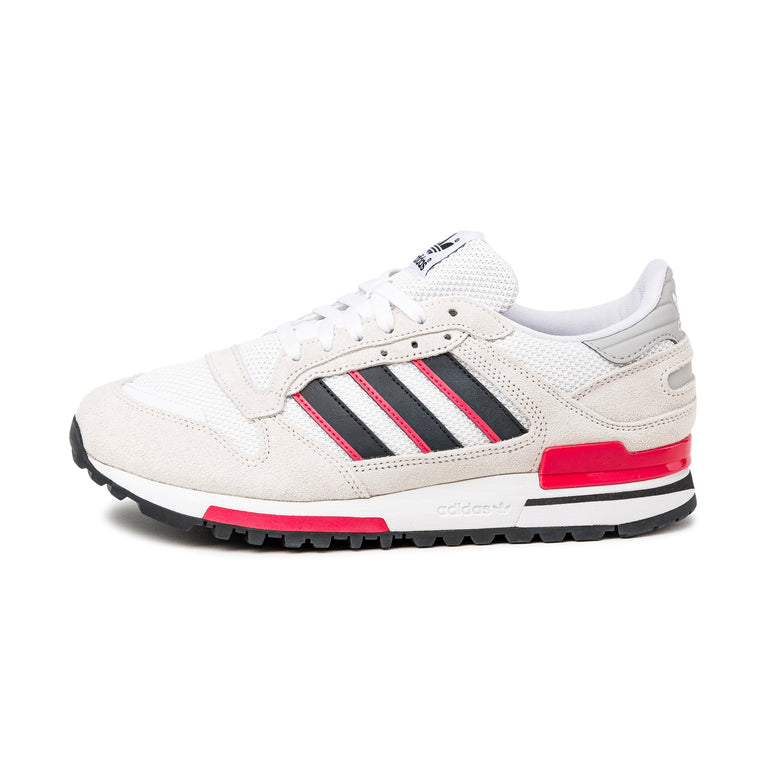 Adidas ZX 600 - 40 / Footwear White / Core Black / Semi Lucid Red
