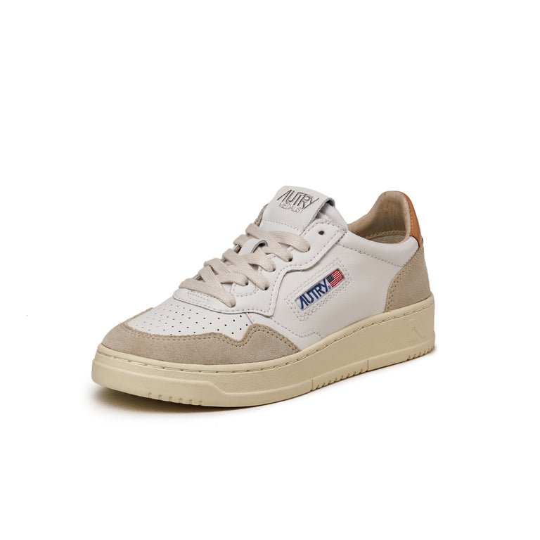 Autry Medalist W *Leather / Suede* - 38 / White / Sandstorm - 4