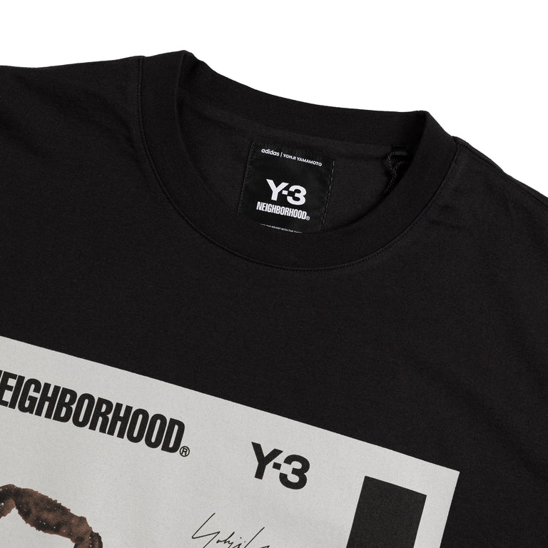 Adidas Y-3 x NBHD Graphic Tee - S / Black / Granite - 3