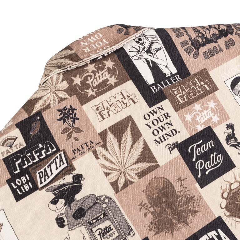 Patta Collage Insulated Canvas Jacket - L / Multi - 5