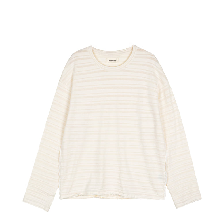 mfpen Round Neck Sweater - L / Off White Stripe
