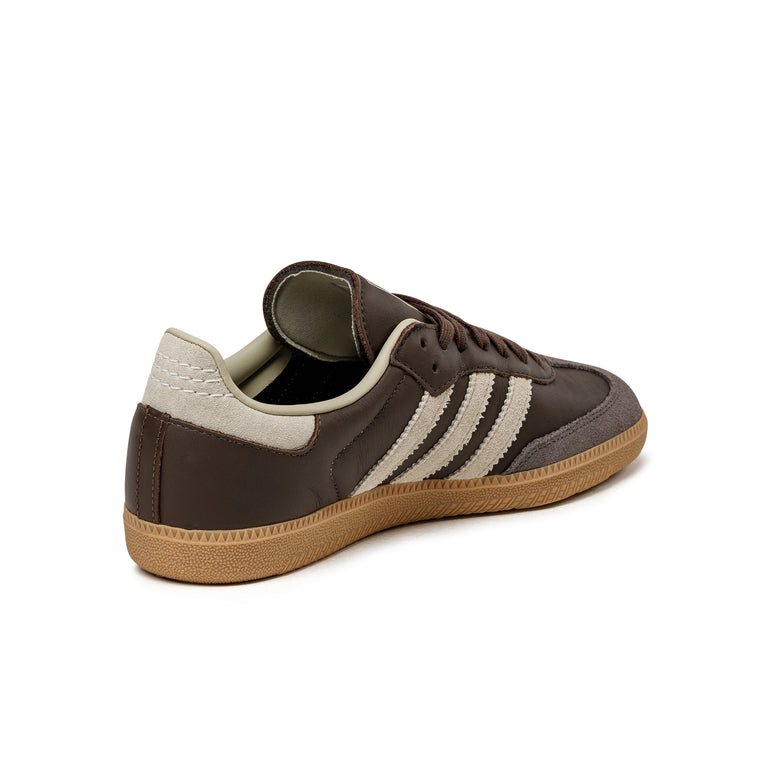 Adidas Samba OG - 46 2/3 / Brown / Putty Grey / Gold Metallic - 3