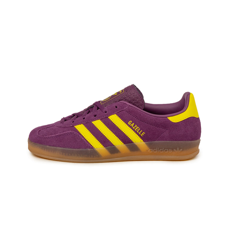 Adidas Gazelle Indoor W - 39 1/3 / Rich Mauve / Bright Yellow / Gum 3
