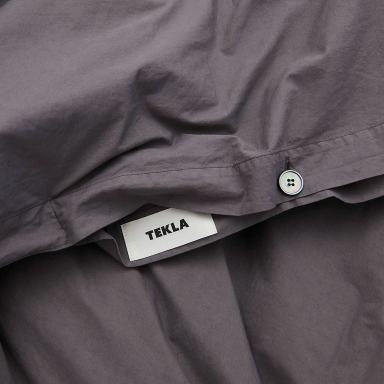 Tekla Duvet Cover - 140 x 200cm / Dark Taupe - 2